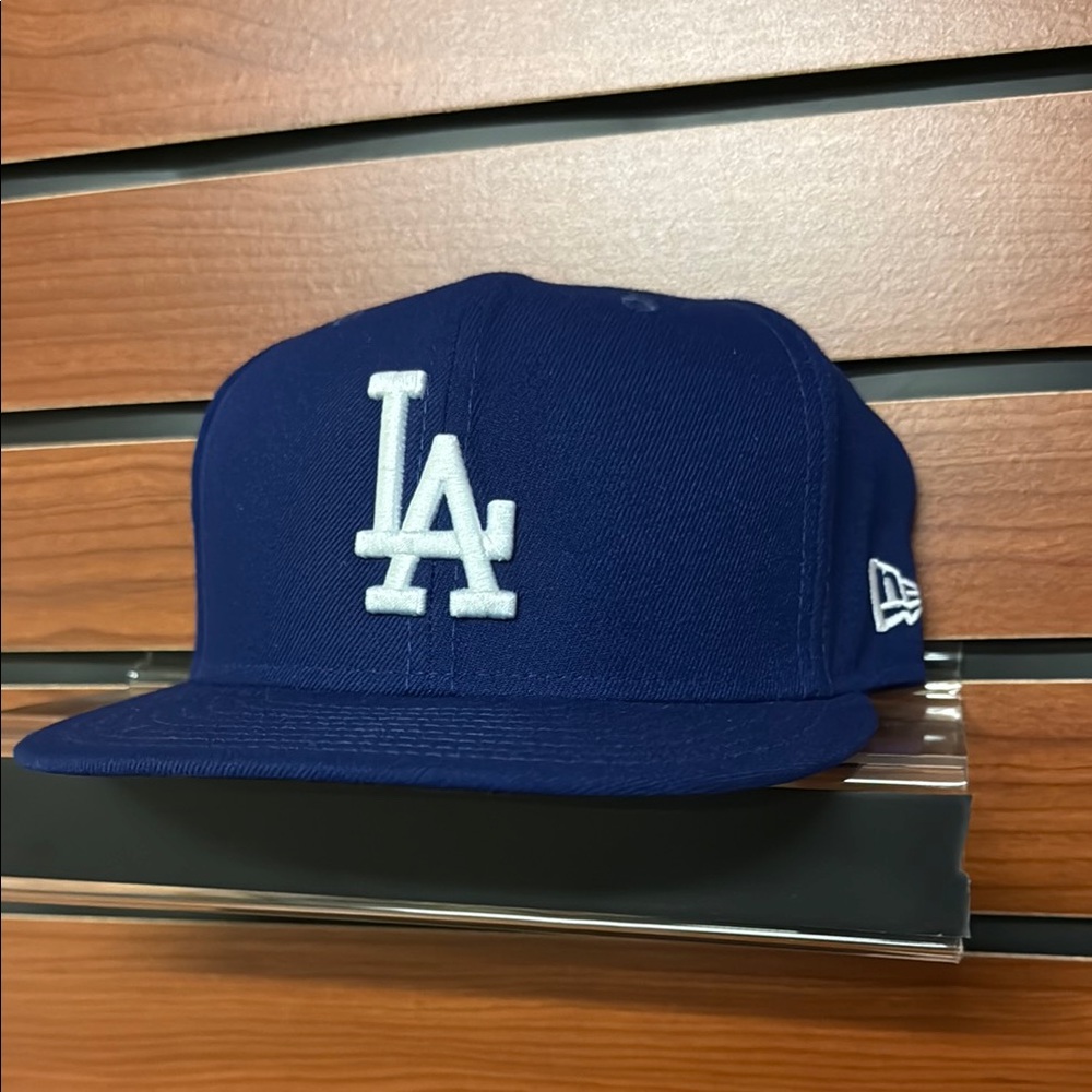 Blue New Era Cap with White Logo
